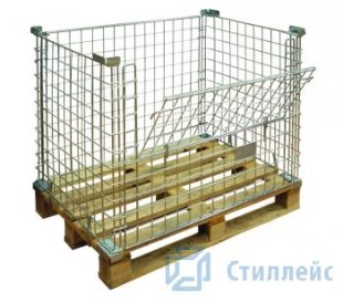Бокс паллетный штабелируемый 1200х800х800