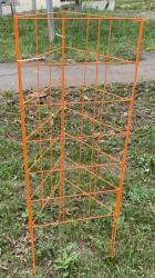 Шпалера трансформер 450х450х450х1290 оранжевая ПП