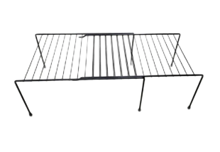 Полочка раздвижная 350/660х240х150 Ral 9005