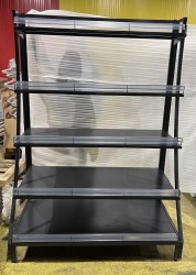Стеллаж для цветов 1300х600х1800 RAL7016 ПП